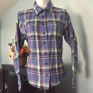 CG Women’s Strech Plaid Flannel Shirt